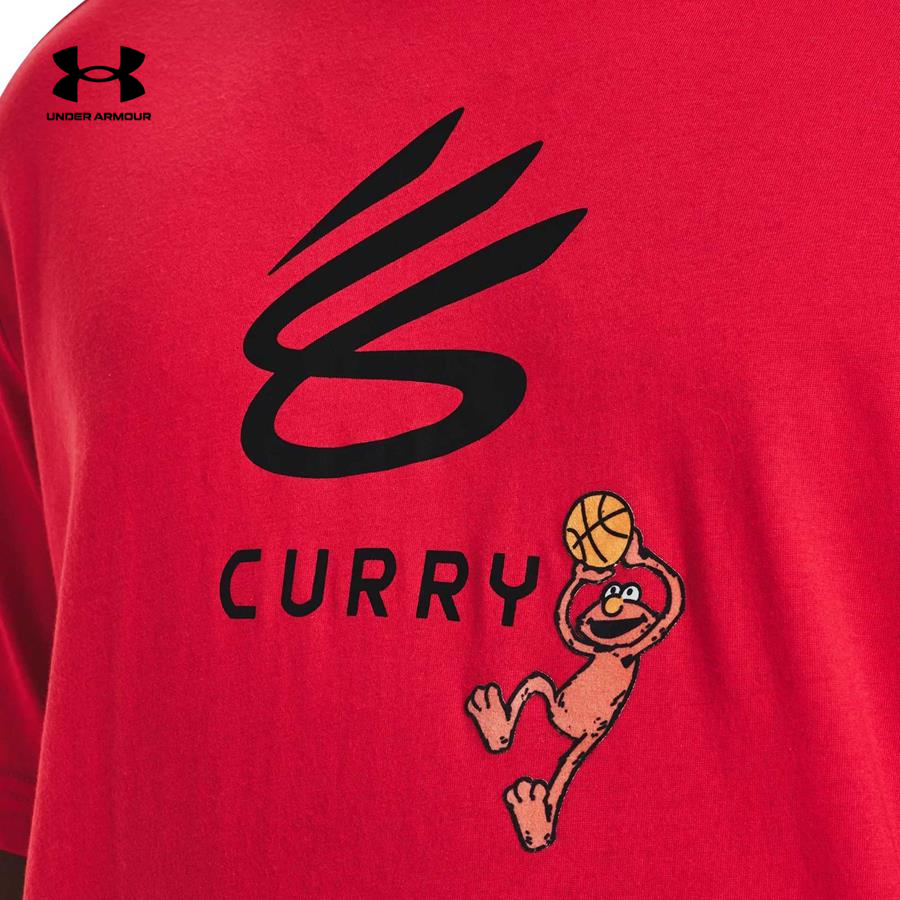 Áo thun tay ngắn thể thao nam Under Armour CURRY X ELMO LOGO - 1366622-600