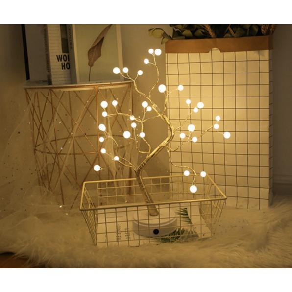 Đèn bàn trang trí ngọc trai Golden Pearl Tree - Home and Garden
