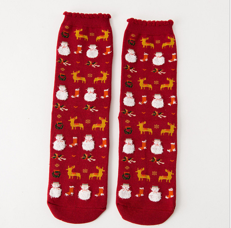 Bộ 4 đôi tất Noel quà tặng mùa Giáng Sinh - Hàng Cao Cấp