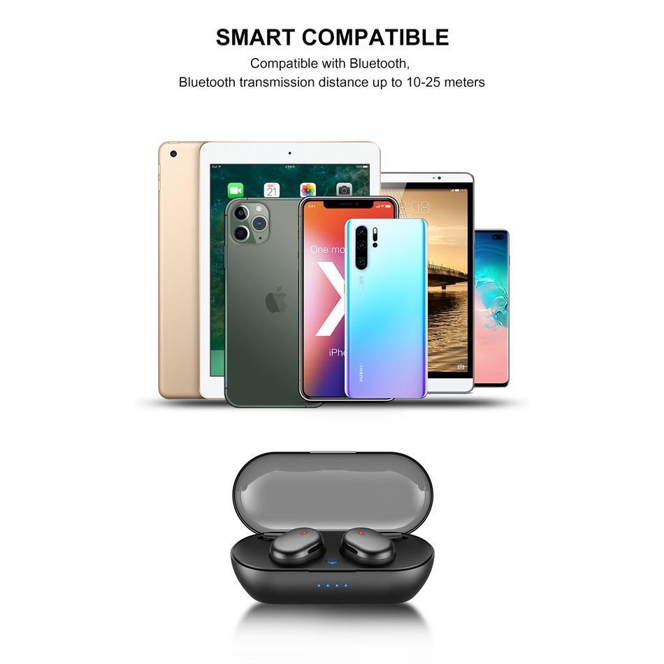 Y30 Tai nghe bluetooth không dây Chất lượng âm thanh hifi Bluetooth 5.0 tương thích với hệ điều hành Android và iOS