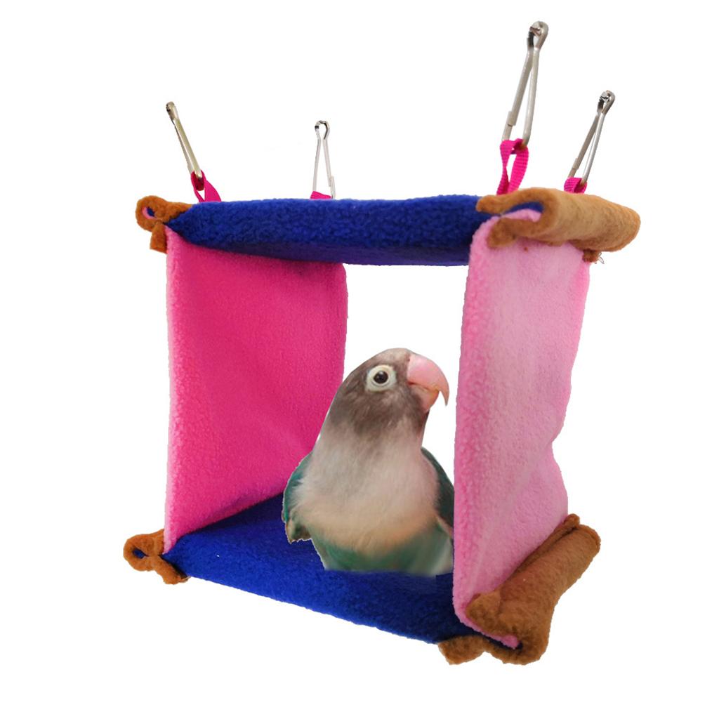 Bird Warm Hammock Parrot Bed Cozy Hanging Nest For Small Pet Hamster Mice