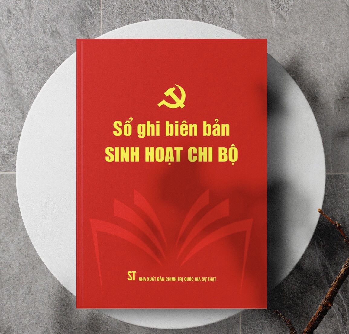 Sổ ghi biên bản sinh hoạt chi bộ