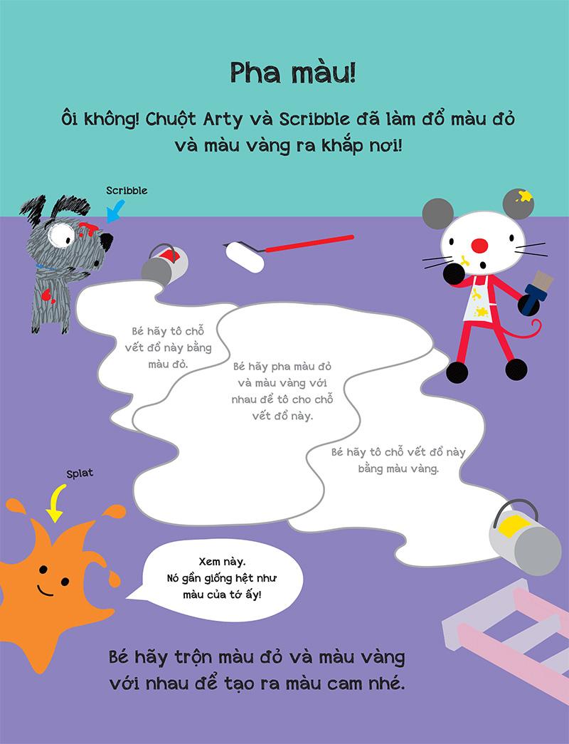 Arty Mouse - Vẽ Màu Nước