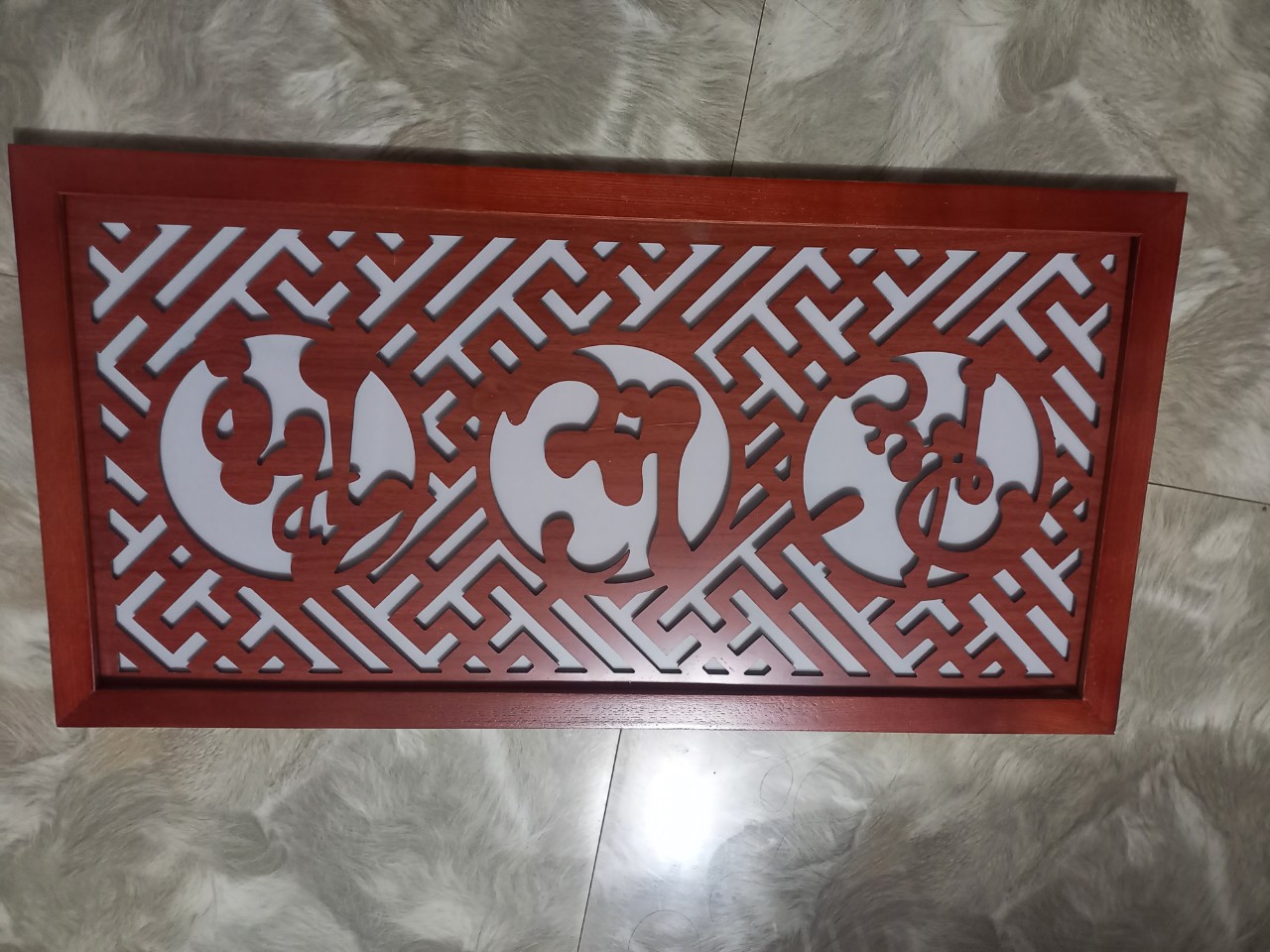 Tấm (Chắn khói) chống ám khói bàn thờ gia tiên, bàn thờ treo tường kiểu dáng đẹp