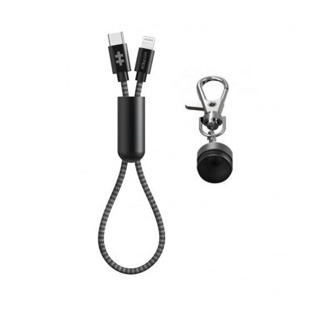 Cáp C To Lightning 20W Hyperdrive Keychain 0.2M (CLM302) MFI Ipod/ Iphone/ Ipad- chính hãng