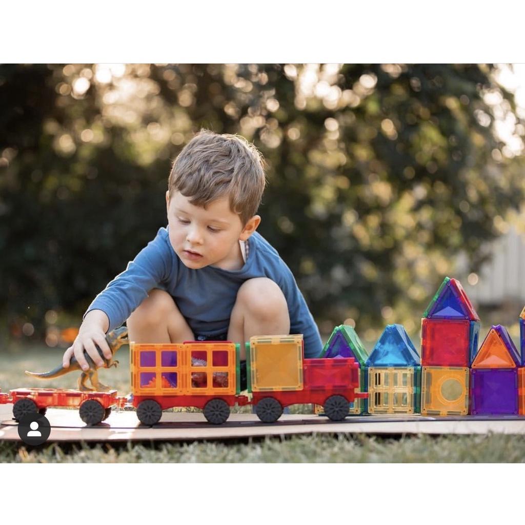 ĐỒ CHƠI GIÁO DỤC NAM CHÂM MAGIC MAGNETIC TILES PHIÊN BẢN CẦU VỒNG CAO CẤP