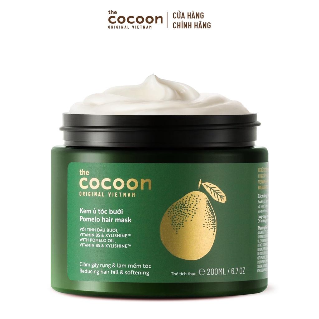 Kem ủ tóc bưởi Cocoon giảm gãy rụng và làm mềm tóc 200ml