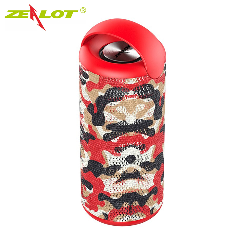 Loa kháng nước Bluetooth, hỗ trợ thẻ nhớ, USB thương hiệu Zealot S36 - Hàng chính hãng - Bass cực mạnh