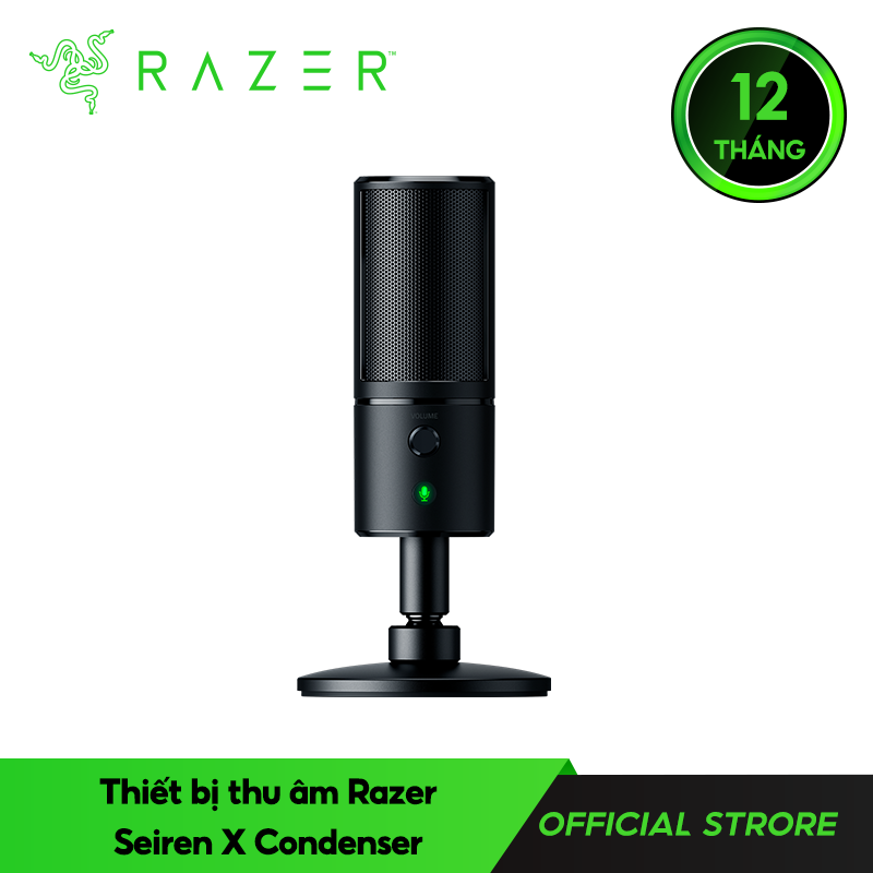 Thiết bị thu âm Razer Seiren X Condenser - Hàng Chính Hãng