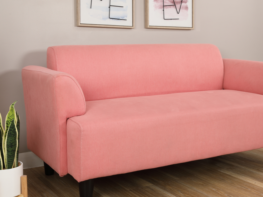 Ghế Sofa vải 2 Chỗ H-Beau  144x73x73 cm màu hồng Index Living Mall Nhập Khẩu Thái Lan