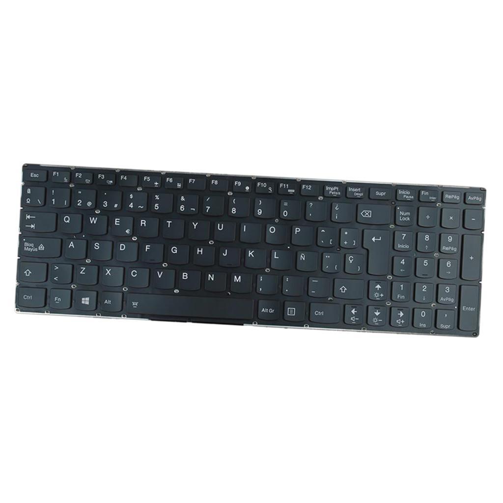 Spanish Español SP Teclado Keyboard Red Backlit for  Y50-70 Laptop