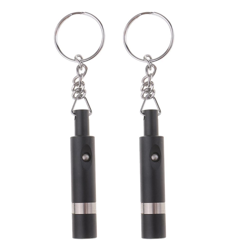 2x Metal Cigar Punch Cutter Blade Cigar Cutting Key Chain Keyring 7mm
