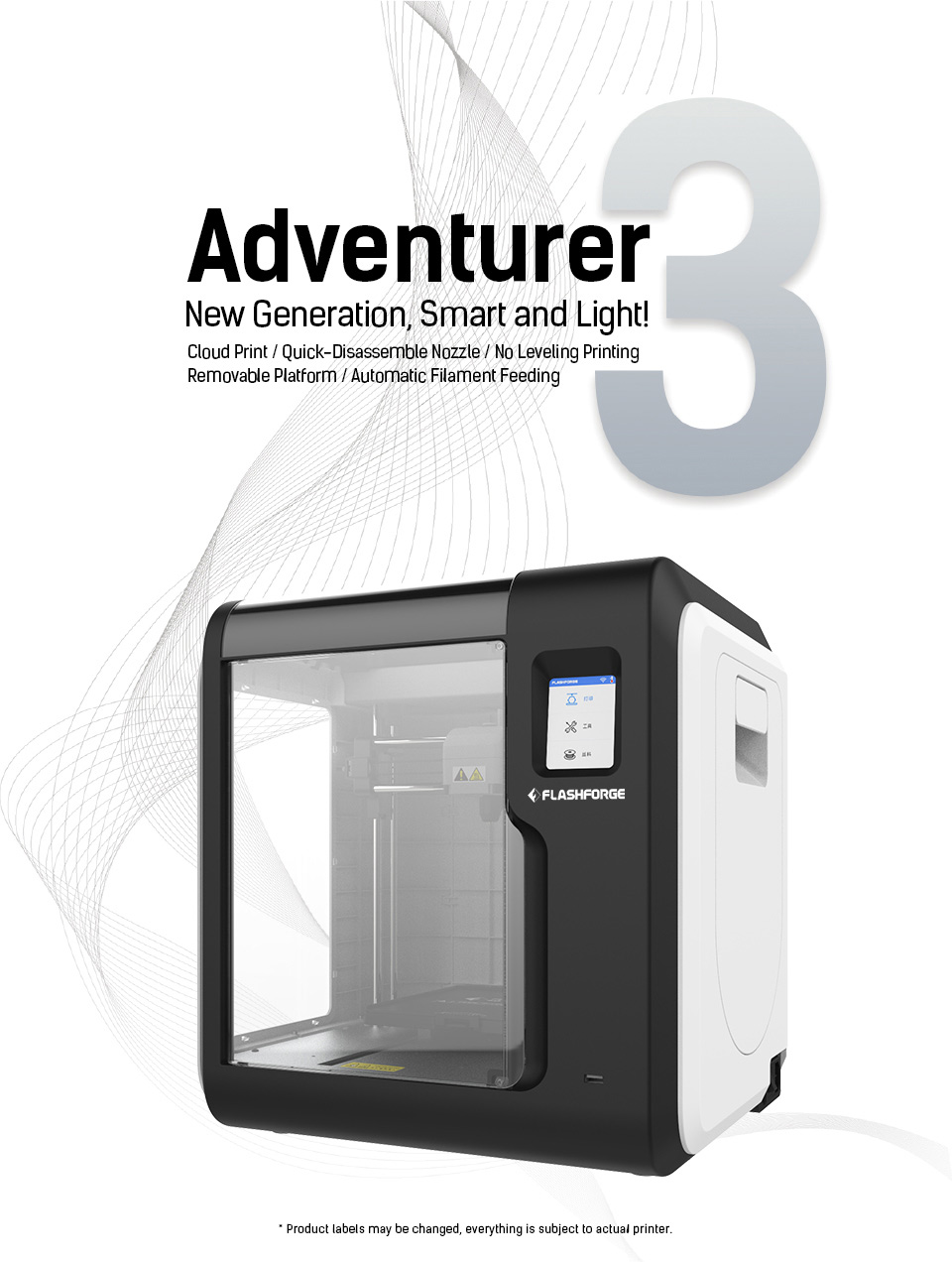 Máy in 3D không dây ADVENTURER 3 - Hàng nhập khẩu