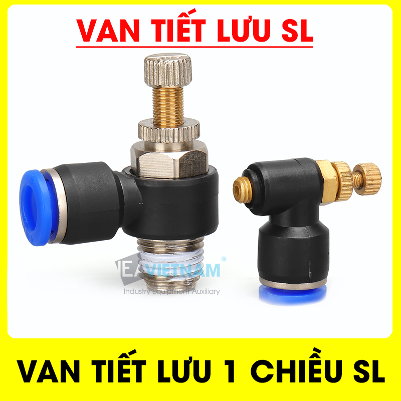 Van tiết lưu 1 chiều SL 4 6 8 12 16 ren M5 01 02 03 04