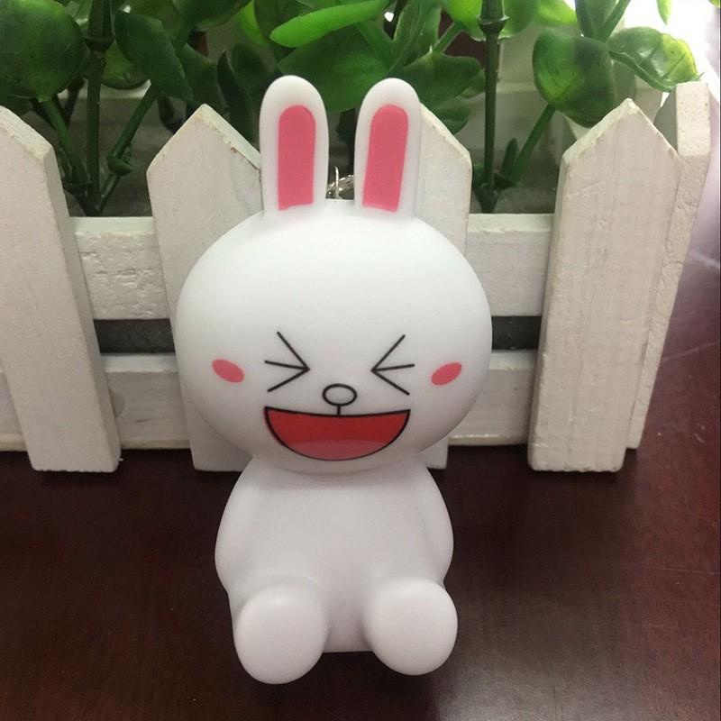 MÓC KHÓA THỎ TRẮNG VÀ GẤU BROWN-