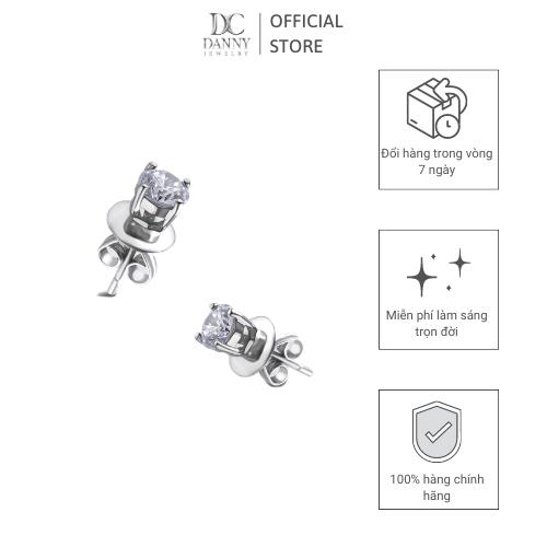 Bông Tai Danny Jewelry Bạc 925 Đính Đá CZ BT0044