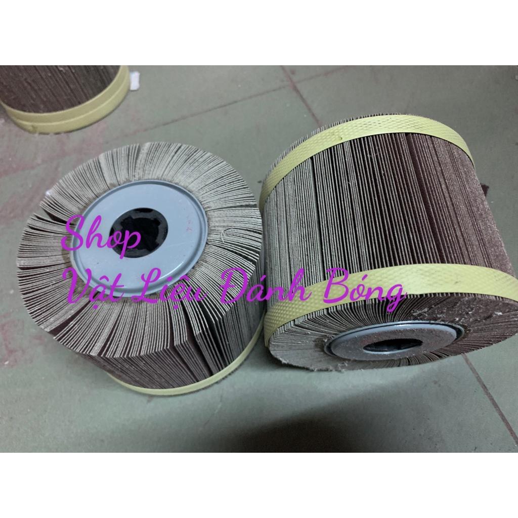 Bánh nhám trụ 125mm x 100mm, bánh nhám đánh 2 lai