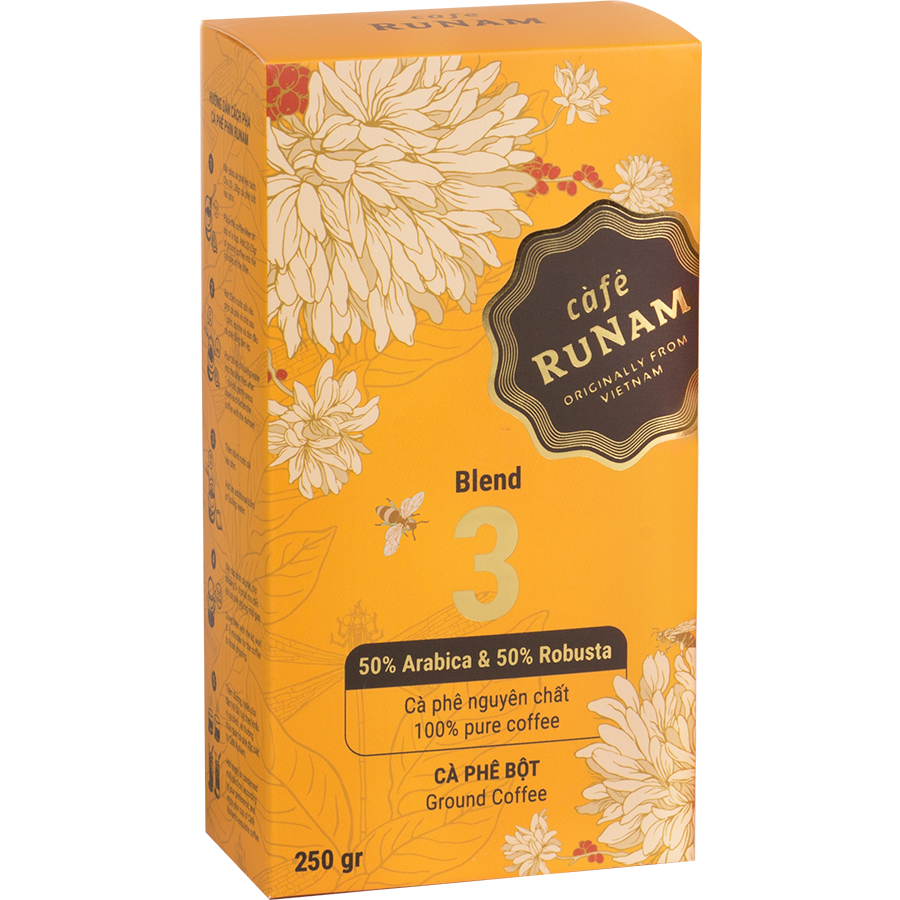 Cà Phê Gói Cafe RuNam Blend 3 (250gr)