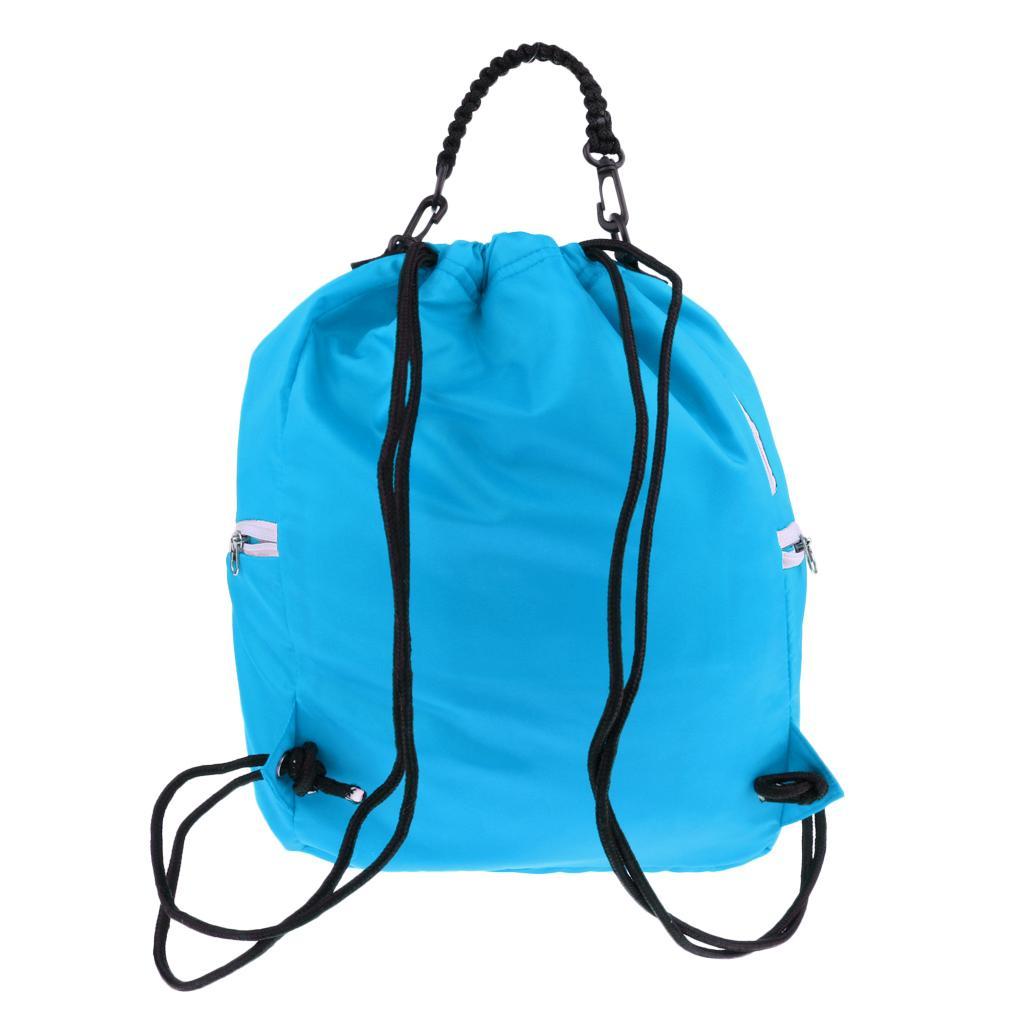 Unisex Bag Drawstring Sack Sport Travel Outdoor Backpack, Waterproof, Soft, Lightweight and Durable