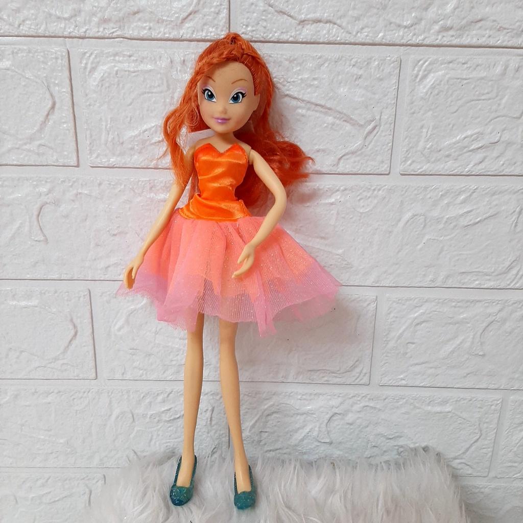 Búp Bê winx club 30 cm Cô Gái Đa Phong Cách Nàng Tiên Winx (quần áo + giày ngâu nhiên)