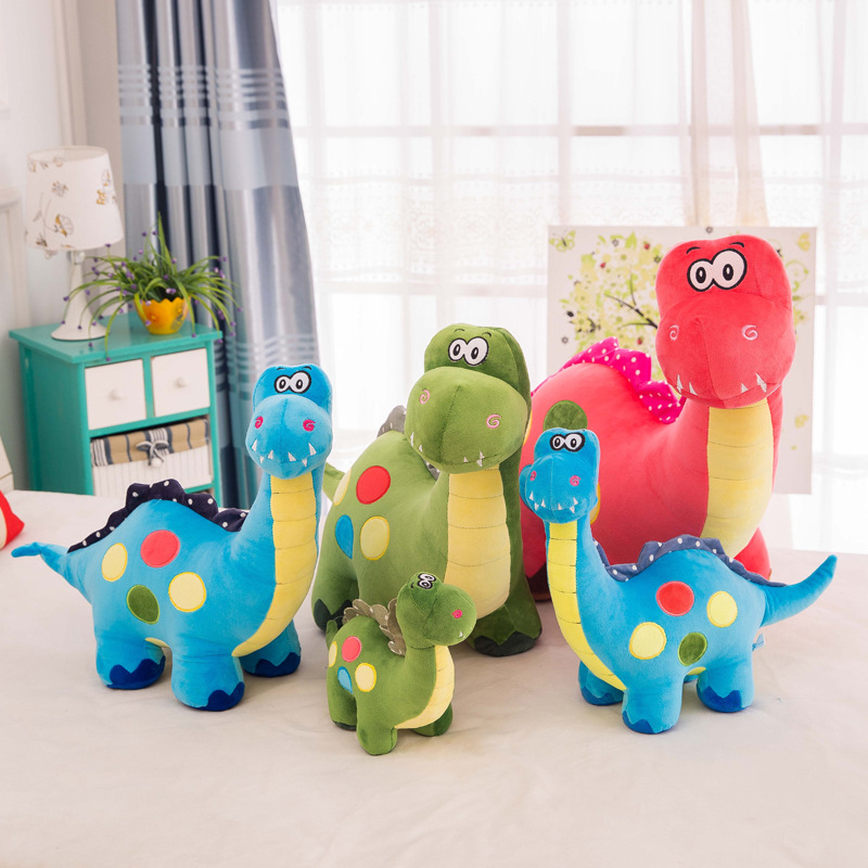 Gấu bông khủng long mặt ngố mẫu mới siêu dễ thương cho bé (25cm---&gt;55cm) vải nhung mềm mịn hàng cao cấp, an toàn cho trẻ