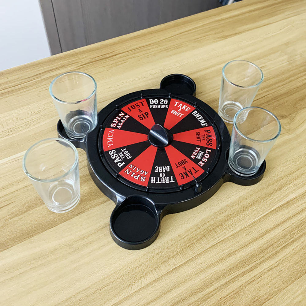 Bộ Trò Chơi Roulette Shot Drinking Game Giải Trí Xả Stress Trên Bàn Nhậu Cho Nhóm Bạn Thân Quẩy Tới Bến