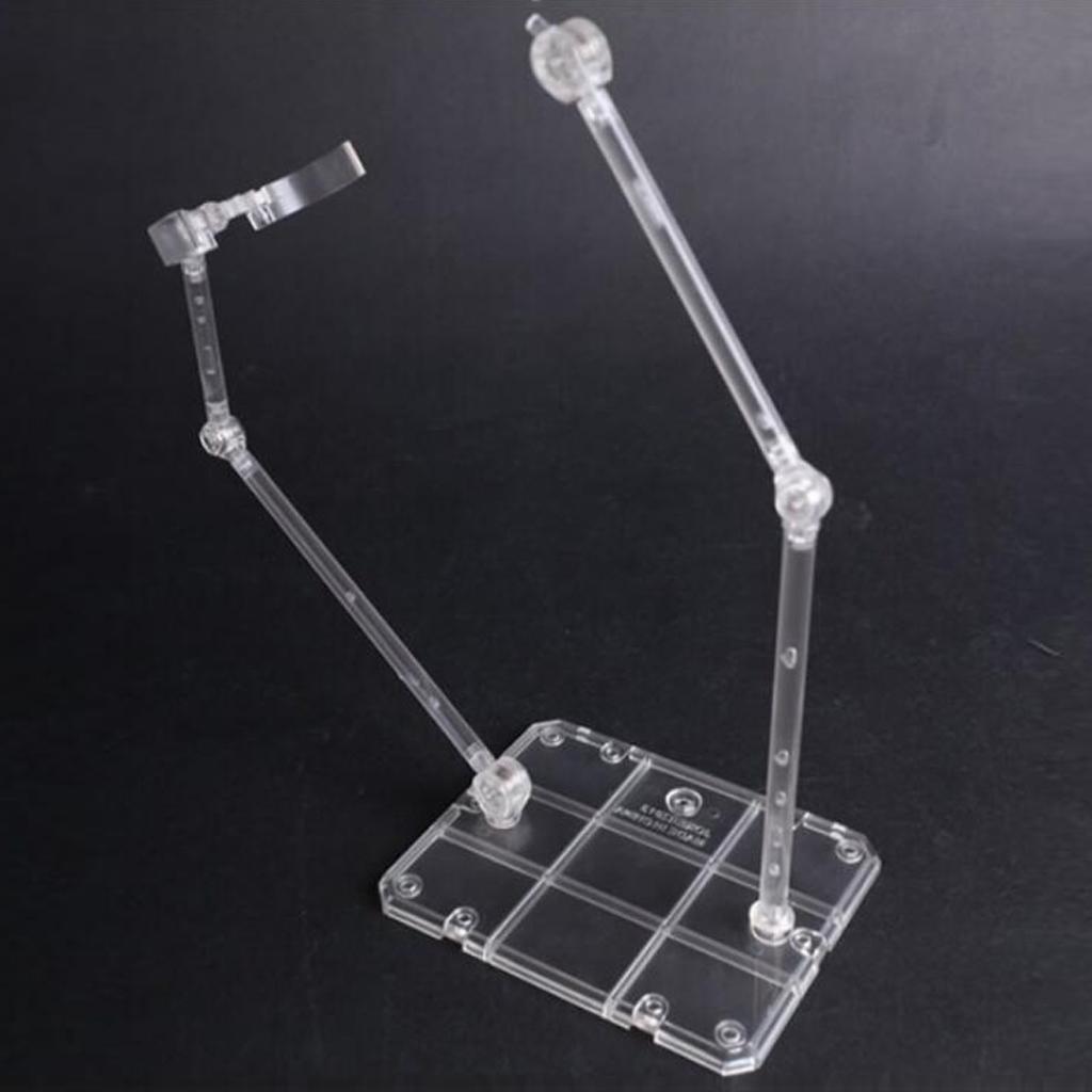 4x Action Base Display Stand Suitable for 1/144 / RG Gundam Figure Model White