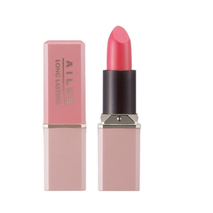 Son lì lâu trôi không khô môi hàng nội địa Nhật Bản cao cấp Naris Cosmetic Ailus Smooth Lipstick Long Lasting – Hàng Chính Hãng - 165 Frosted Pink