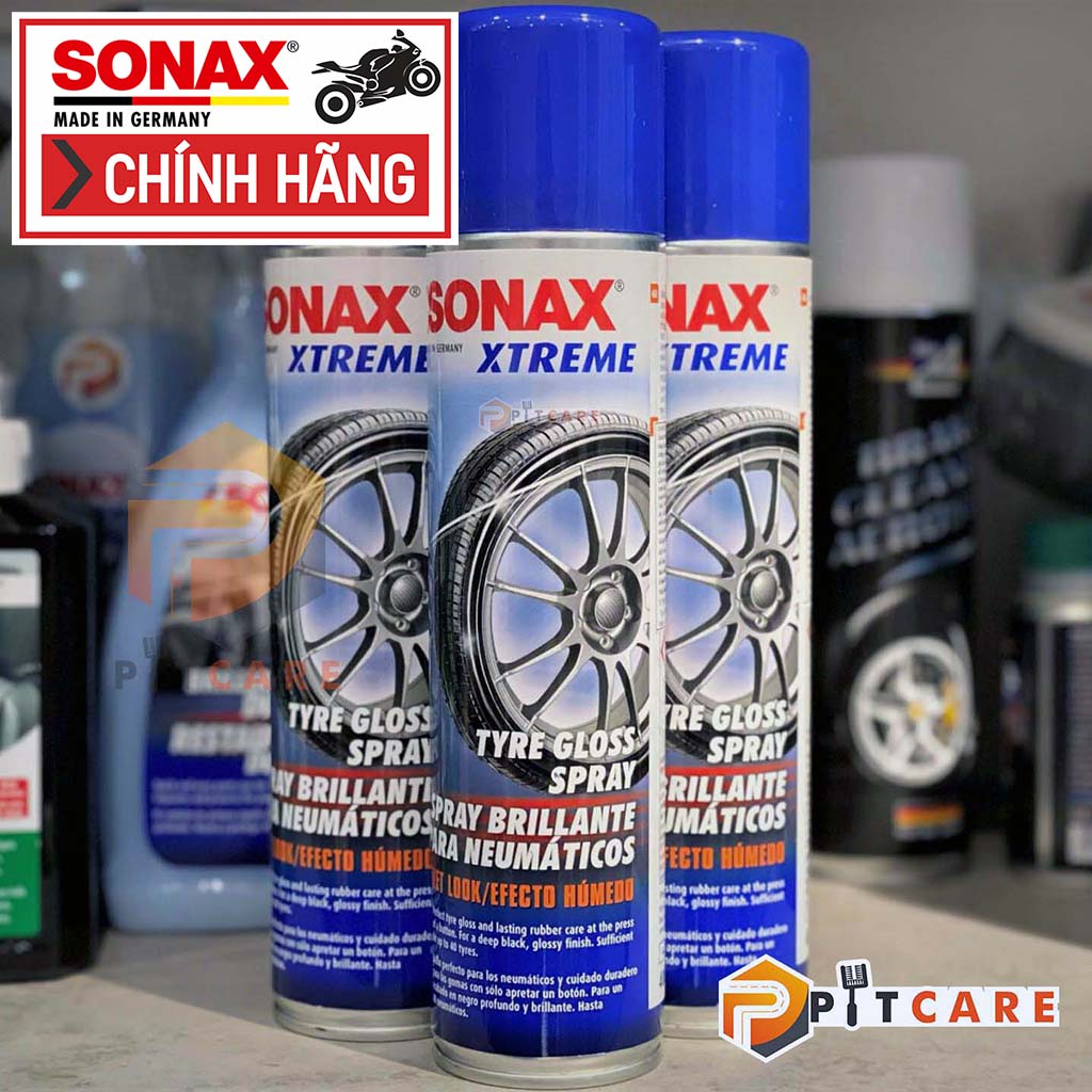 Chai xịt làm bóng và bảo dưỡng lốp xe ô tô Sonax 235300 dung tích 400 ml