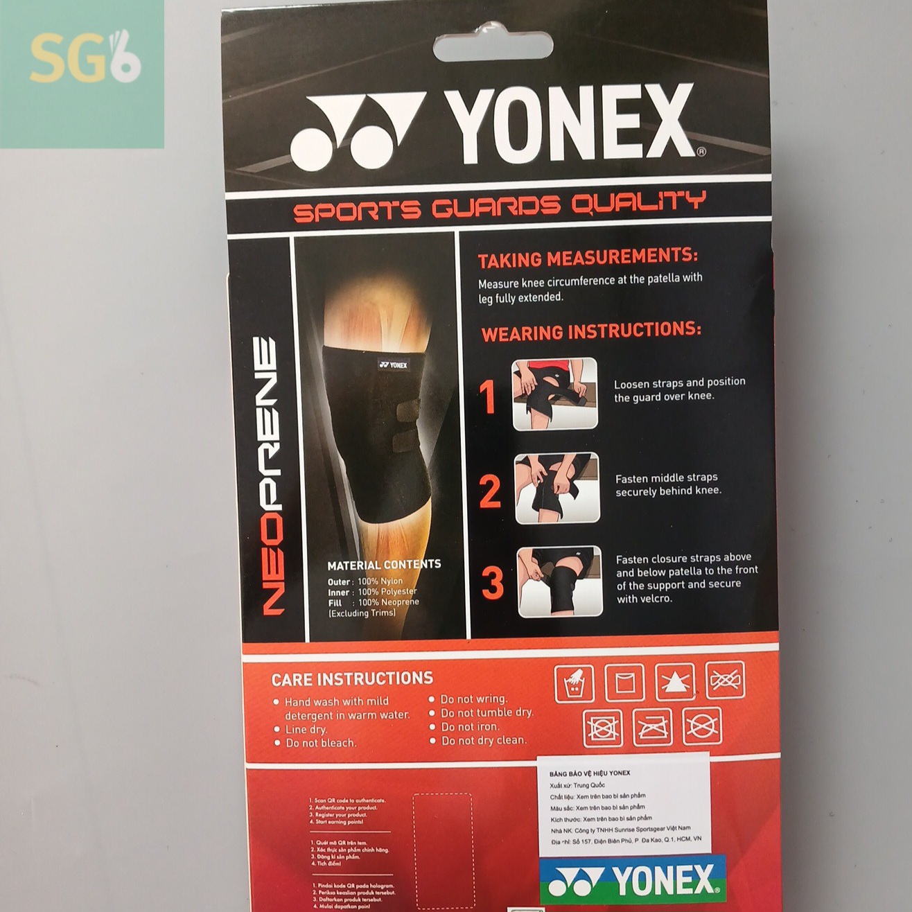 Băng Bảo Vệ Khớp Gối Yonex SRG621 chính hãng