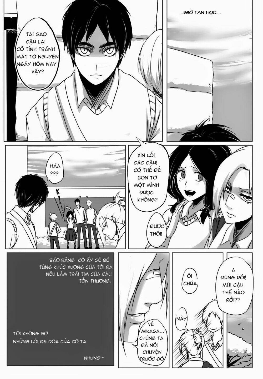 đại chiến titan - doujinshi về cuộc tình tay 4 chapter 5 7