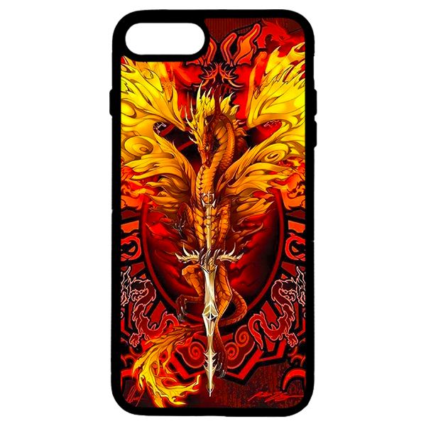 Ốp lưng cho iPhone 8 Plus rồng 3 - Hàng chính hãng