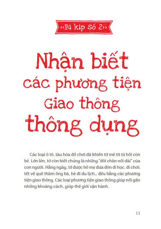 15 Bí Kíp Giúp Tớ An Toàn - Cẩm Nang Giao Thông An Toàn (Dành Cho Lứa Tuổi 6+)