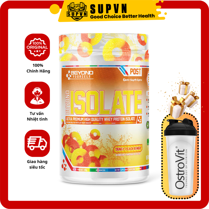 Beyond Yourself Isolate Whey Protein - Dòng Whey Chất Lượng Cao Từ Bò Ăn Cỏ Giúp Phát Triển Cơ Bắp
