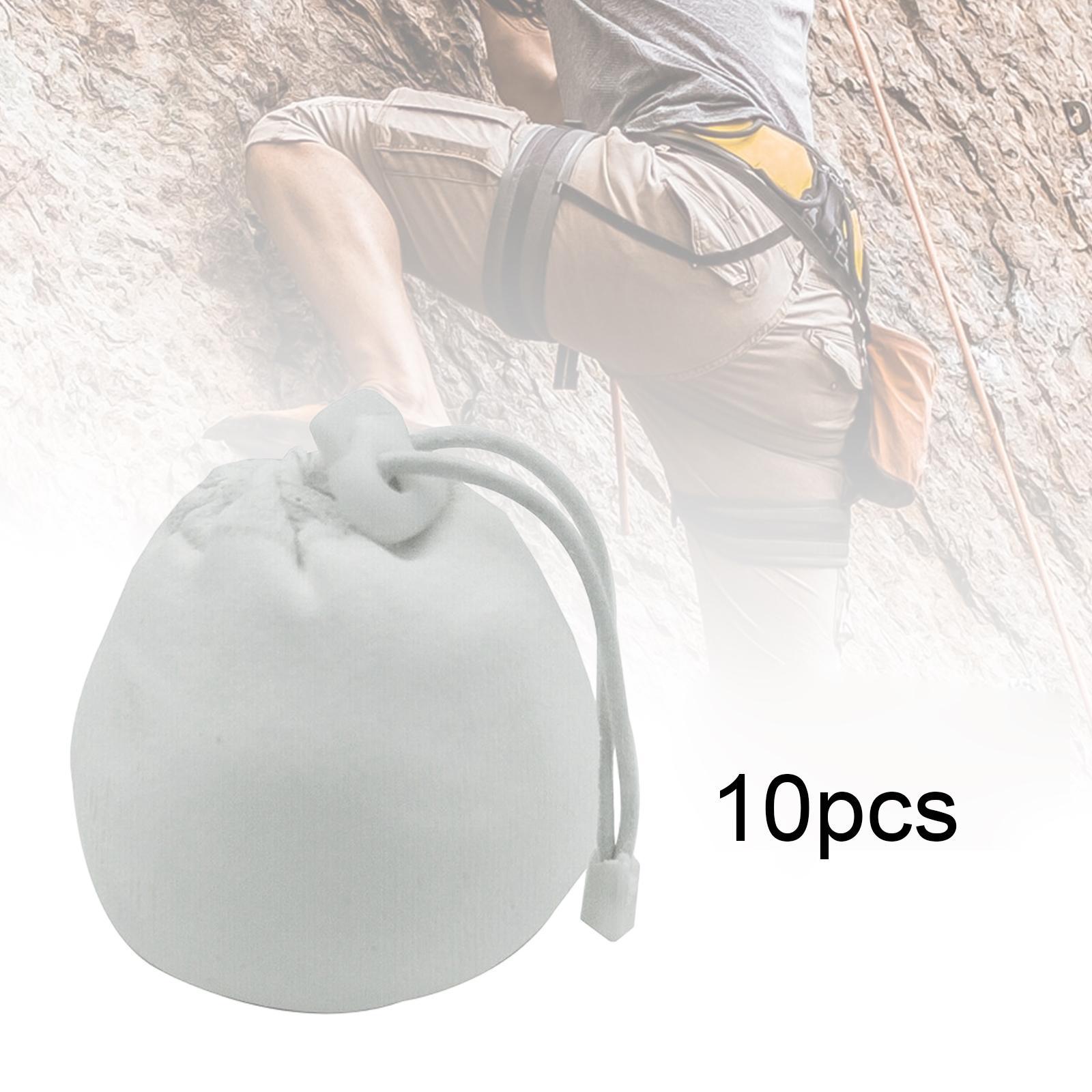 10Pcs Chalk Ball Bag Anti Slip bag for Fitness Weightlifting Workout