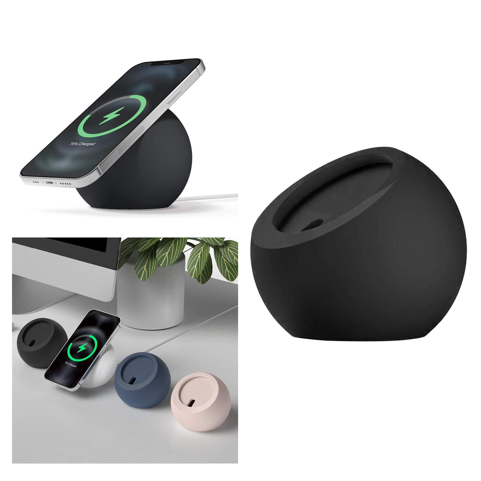 Charging Stand Base Bracket Stand for i Phone 12 black