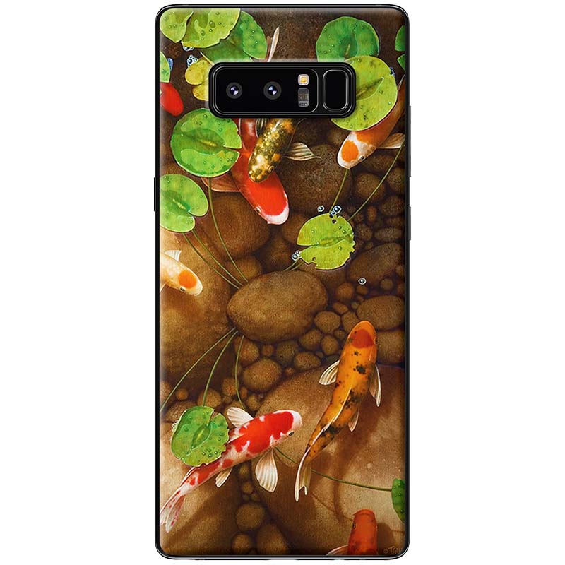 Ốp lưng dành cho Samsung Galaxy Note 8 mẫu Cá koi