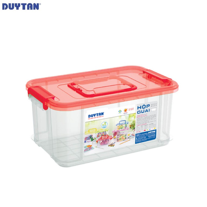 Hộp quai trung nhựa Duy Tân Matsu 3700ml - 05776 - Giao màu ngẫu nhiên - Hàng chính hãng