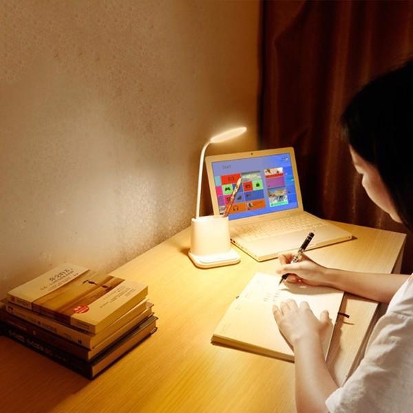 Đèn bàn Cảm Ứng Đa Năng 4in1 chống cận thị có Tích Điện cực xinh