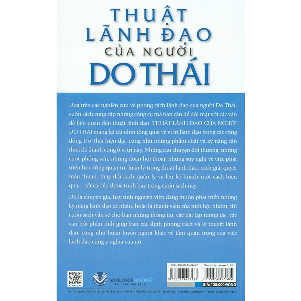 Thuật Lãnh Đạo Của Người Do Thái - Phương Pháp Thực Tế Để Tạo Dựng Doanh Nghiệp Vững Mạnh - VL