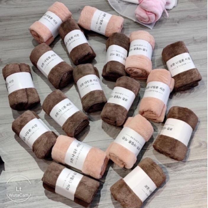 Khăn tắm lông cừu 70x140cm, Khăn tắm Hàn Quốc thấm hút nhanh khô FSHOPP5 s12