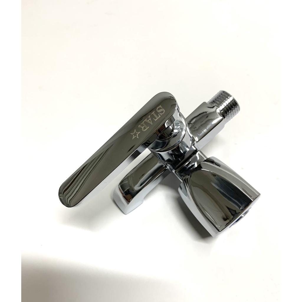 Củ Sen Tắm Lạnh Vuông Inox Bóng Nặng Dày Cao Cấp