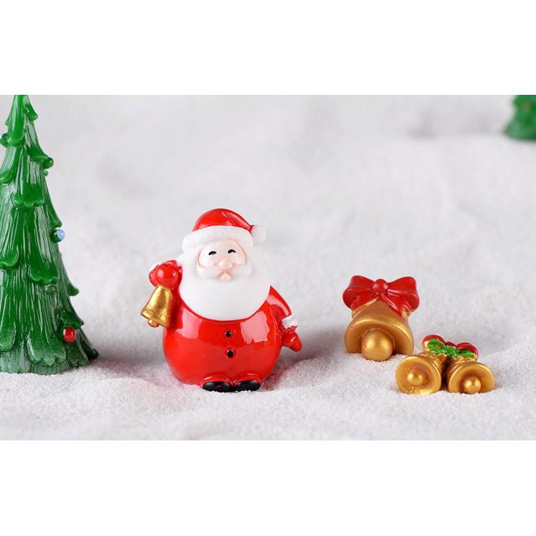 Mô hình Các loại ông già Noel trang trí tiểu cảnh Giáng Sinh, Xmas terrarium quà tặng trang trí