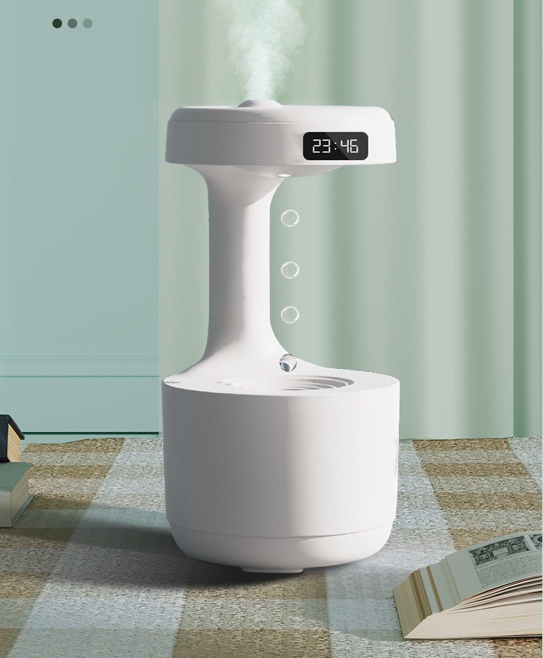 Máy tạo ẩm phun sương giọt nước không trọng lực Anti-gravity Air Humidifier Water Droplet 800ml