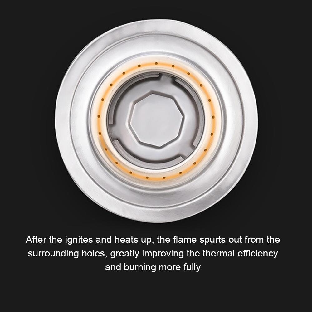 Đầu đốt di động siêu nhẹ bằng Titanium có giá đỡ