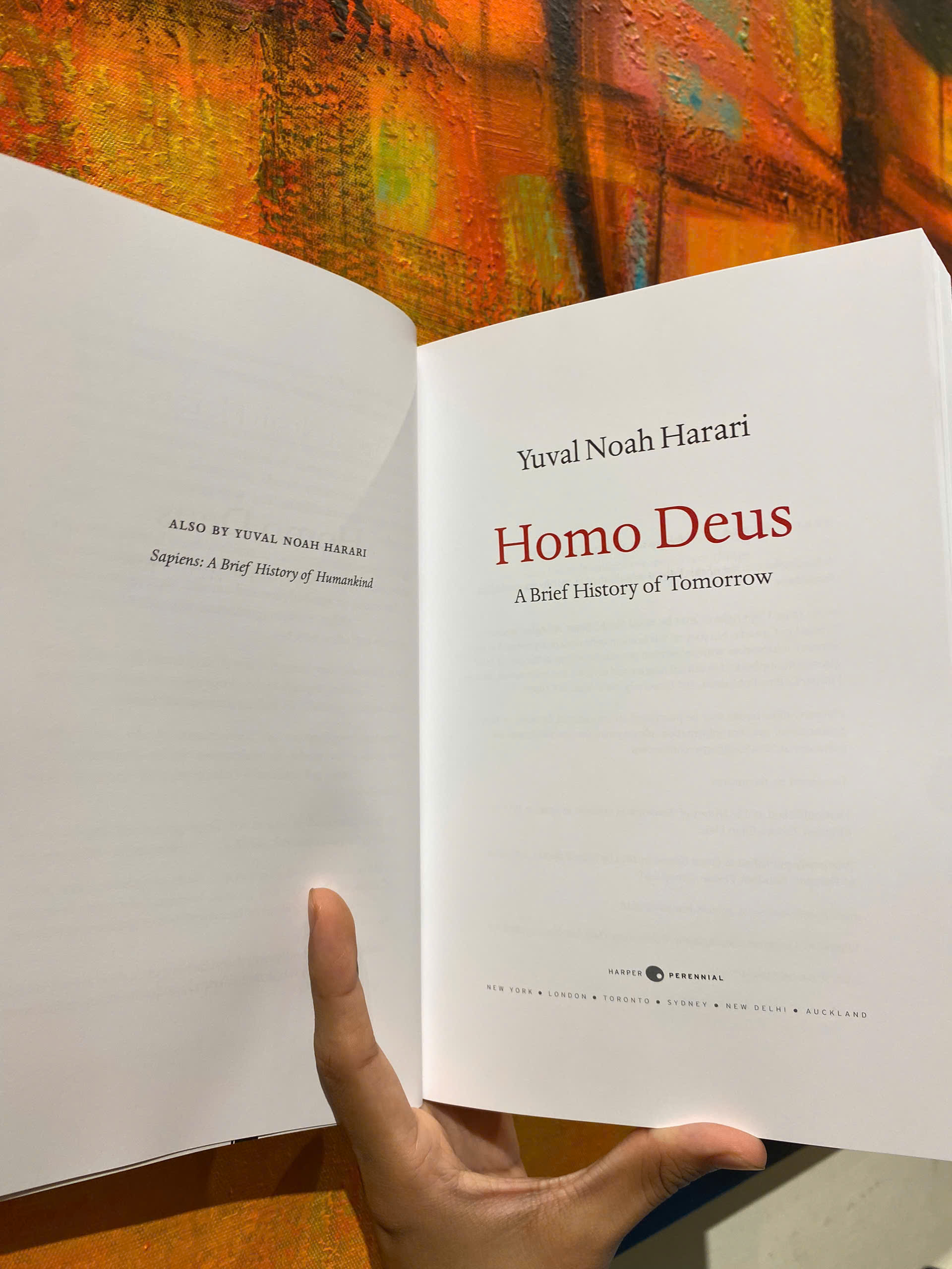Sách - Homo Deus: A Brief History of Tomorrow (Full Colour Illustrations) by Yuval Noah Harari/Best History/Nhập khẩu US