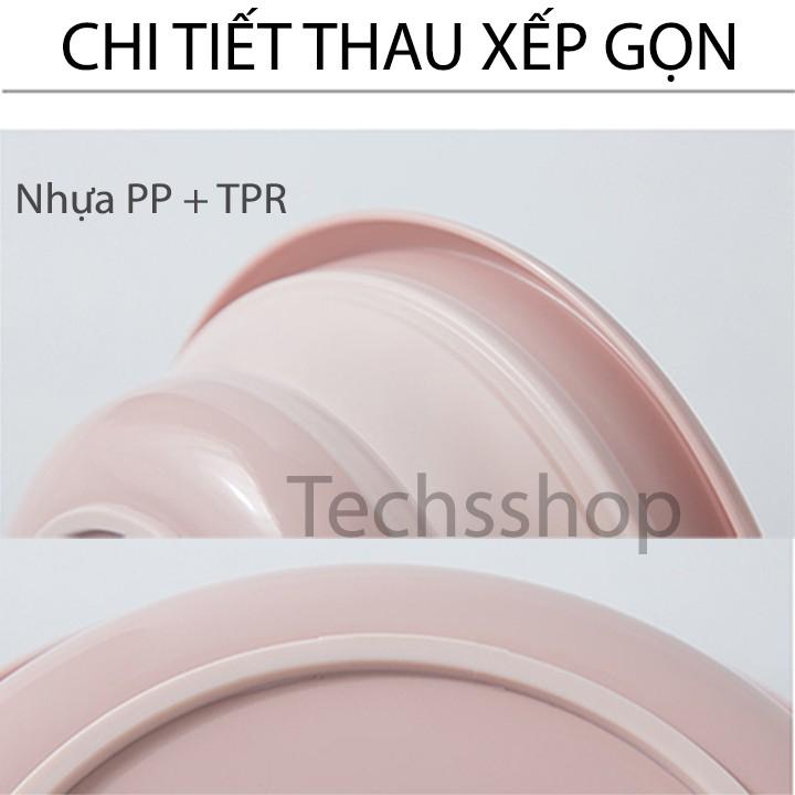 Thau Nhựa Gấp Gọn Tiết Kiệm Không Gian Cho Nhà Bếp