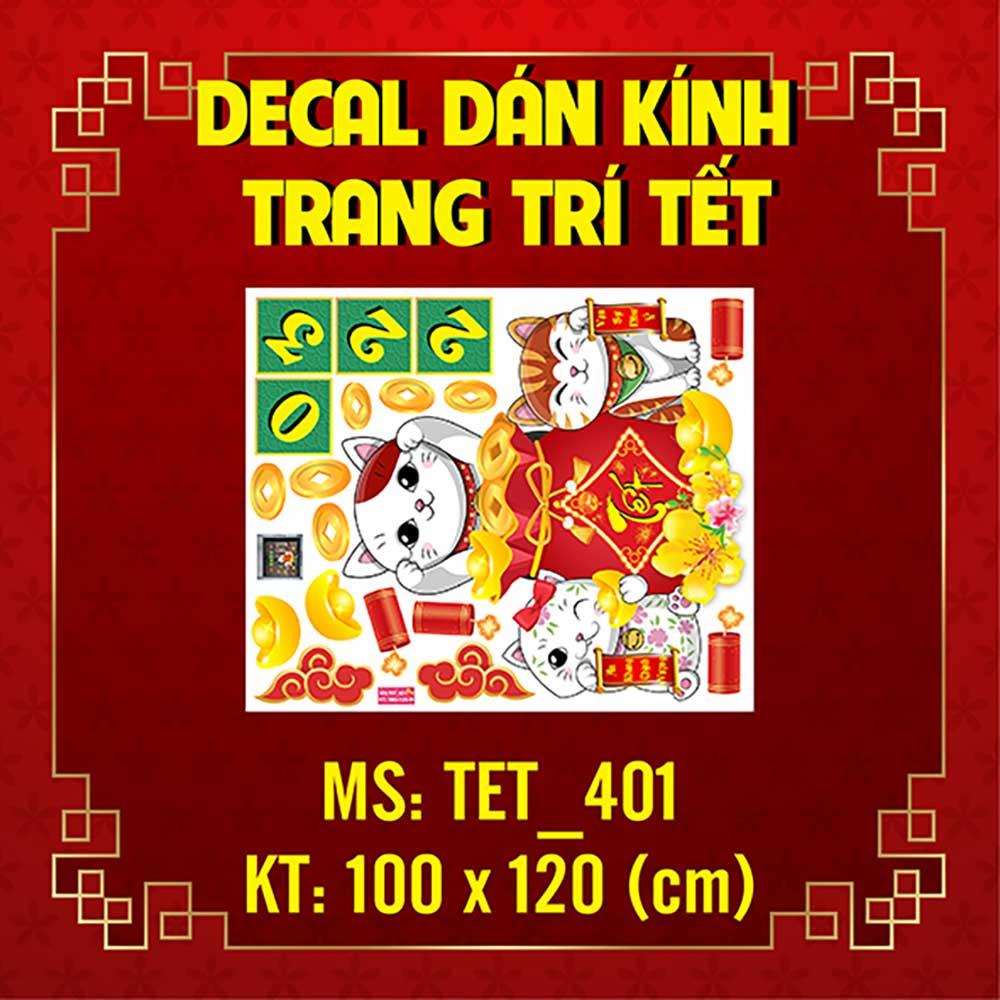 DECAL TRANG TRÍ TẾT 2023 COMBO SỐ 57