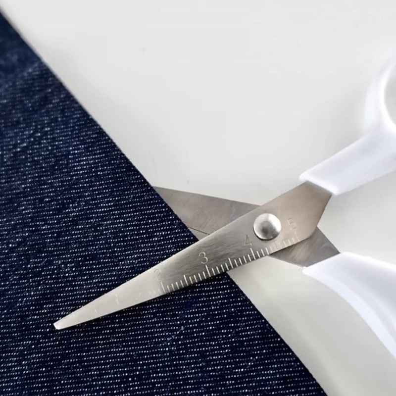 Kéo thủ công mini có thước đo Echo Metal 13cm