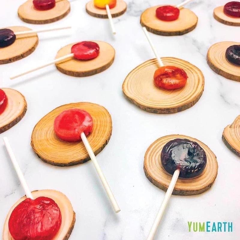 Kẹo mút vị trái cây hữu cơ Yum Earth